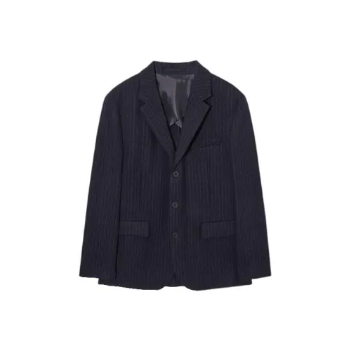 COS Темно-синий Синий Мужской Деловой костюм