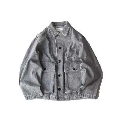 Lemaire Лаймово-серый Унисекс Куртки