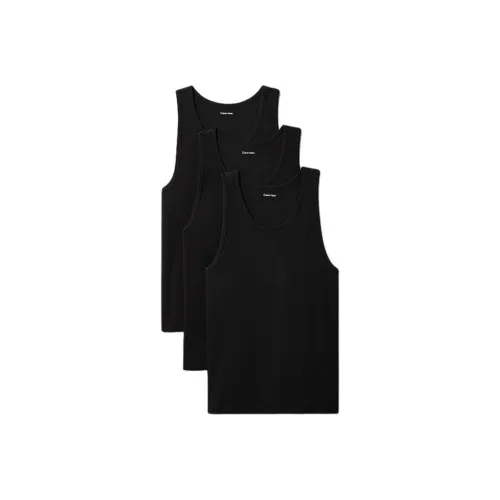 Calvin Klein Майка Европейская версия Мужская 3 упаковки Черный