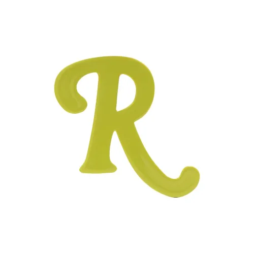 RAF SIMONS Серьги из бронзы Зеленые Женские