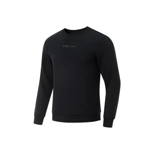 LINING Fitness Series Толстовка Мужской Черный Банановый Лист Зеленый Пирография