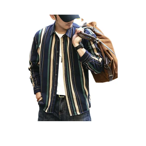 GELANLU Весна Рубашка Унисекс Зеленый