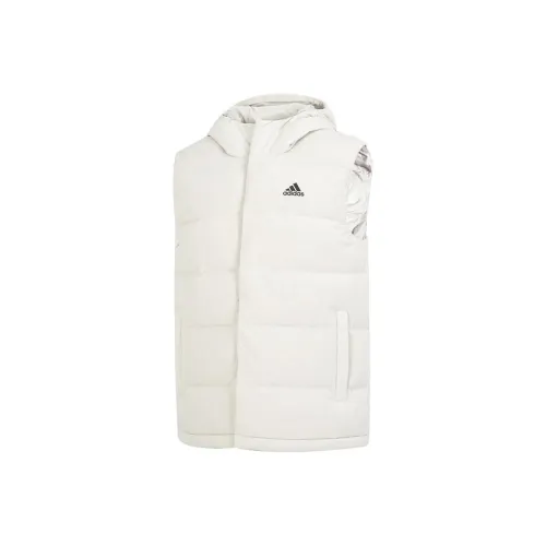 Adidas Белый Мужской Пуховый жилет