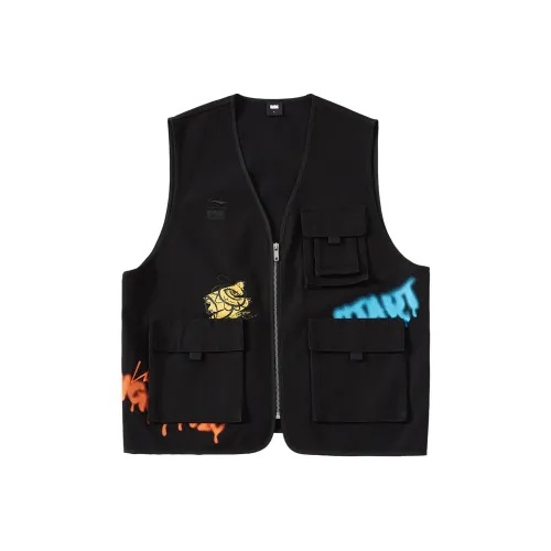 Lng X Li Ning Черные Унисекс Жилеты