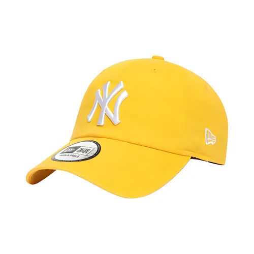 New Era Хлопковые кепки унисекс желтые