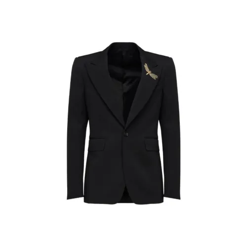 Alexander McQueen Черные Мужские Деловые Костюмы