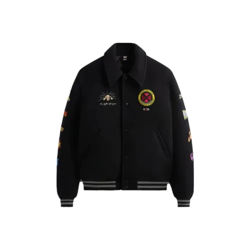 KITH x MARVEL SS23 Co Branded Series Куртки Пальто Унисекс Черный