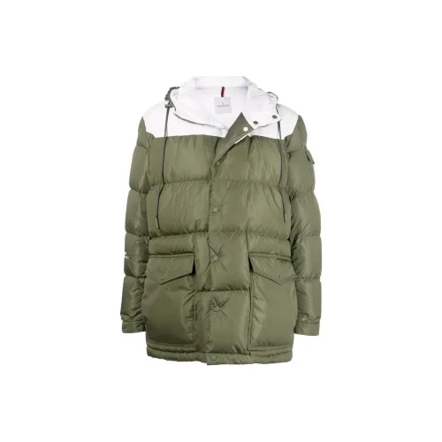 Moncler Пуховик Мужской Хаки Зеленый