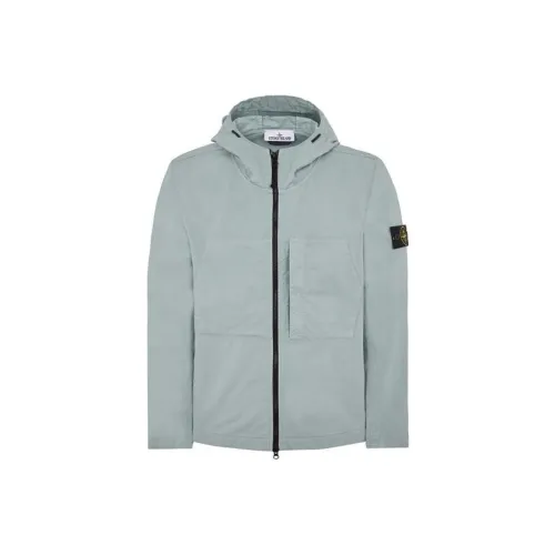 STONE ISLAND Светло-синий Унисекс Куртки