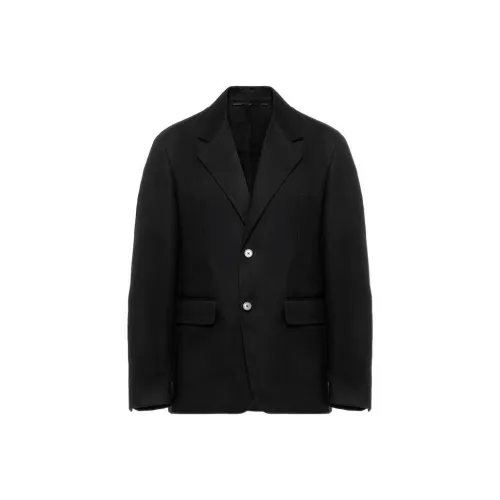 PRADA SS22 Бизнес-костюм Пальто Мужской Черный