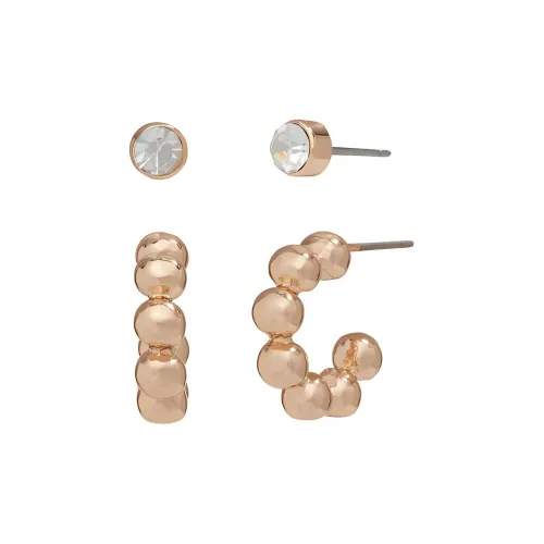 STEVE MADDEN Металл Стекло Кристалл Серьги Женские Розовое золото