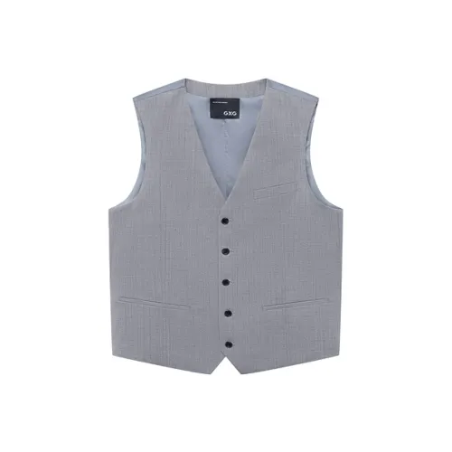GXG Фотиния Серый Полосы Мужские Жилеты