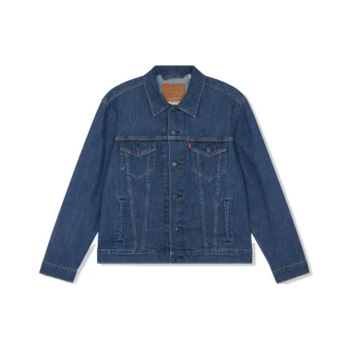 Levis Темно-синий Мужской Джинсовые куртки