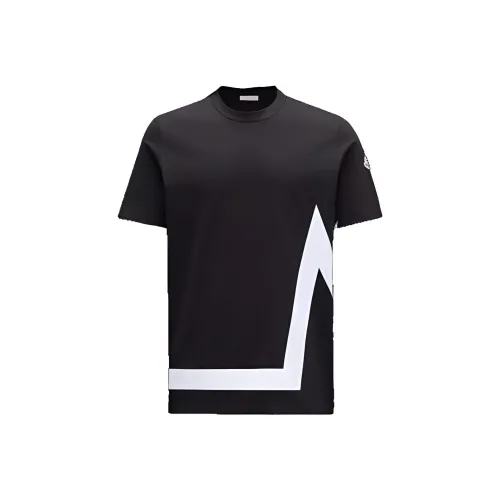 MONCLER SS22 Черные Мужские T-рубашки