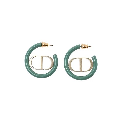 DIOR Брасс Серьги Унисекс Зеленый