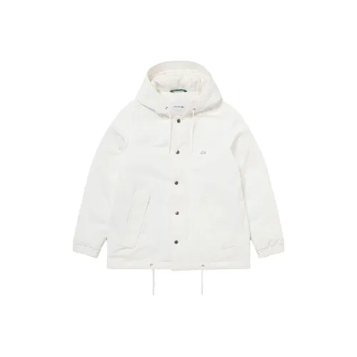LACOSTE Пуховик Мужской Белый