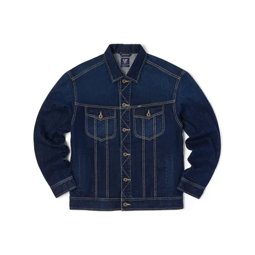 Lee совместный бренд модель Medium Dark Blue Мужские Джинсовые куртки