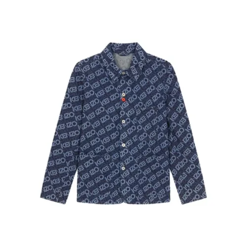 KENZO Синий Мужской Джинсовые Куртки