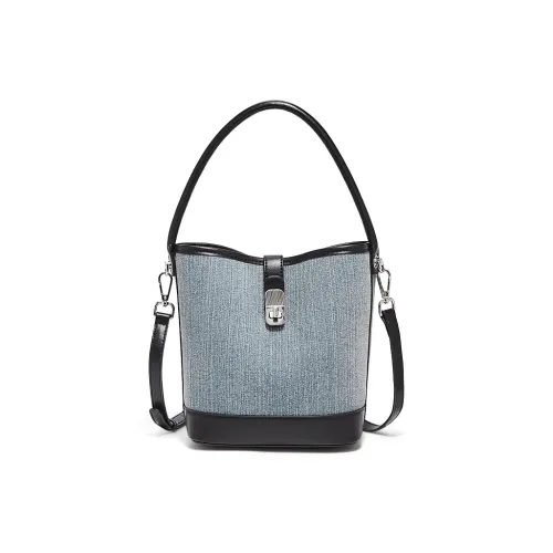 FOXER Ткань Сумка Женская Джинсовый Синий