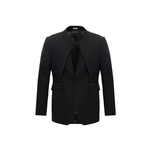 Alexander McQueen Черные Мужские Деловые Костюмы