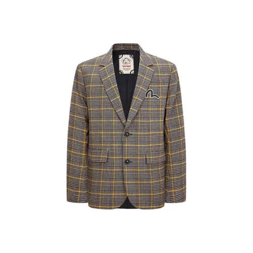 EVISU Клетка Цветочный Мужской Деловой Костюм