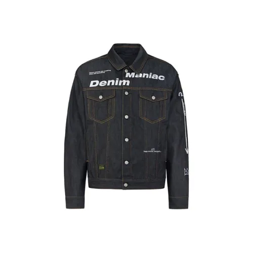 EVISU x Jean Michel Basquiat Denim Jacket Men's Denim Blue