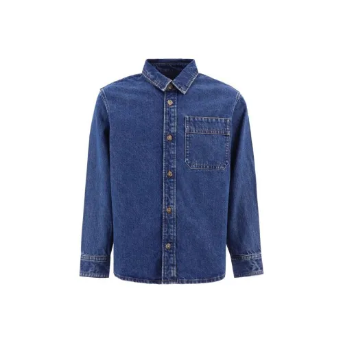 A.P.C. Joint Paragraph Blue Men's Denim Jackets
