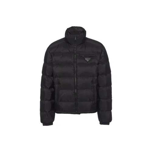 PRADA Пуховик Зимний Мужской Черный