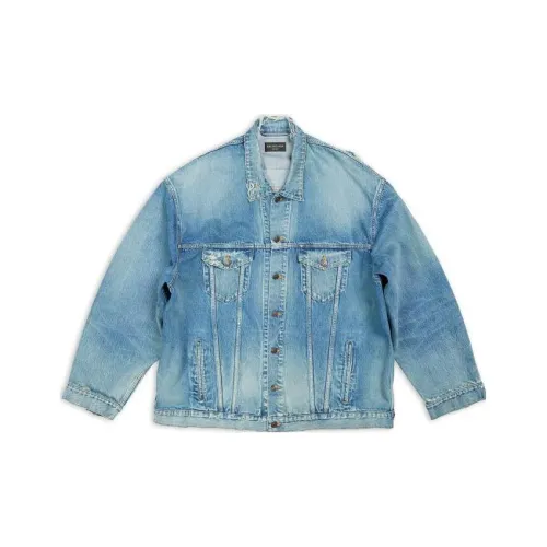 Balenciaga SS23 Denim Jacket Men's Denim Blue