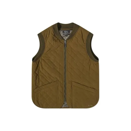 A.P.C. Joint Paragraph Коричневый Мужской Жилеты