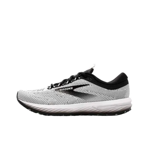 Brooks Revel 7 Low Топ Беговые кроссовки Мужской Черный белый