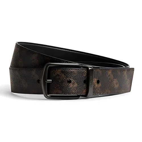 COACH Ремни из коровьей кожи Мужской Коричневый 3,8 см