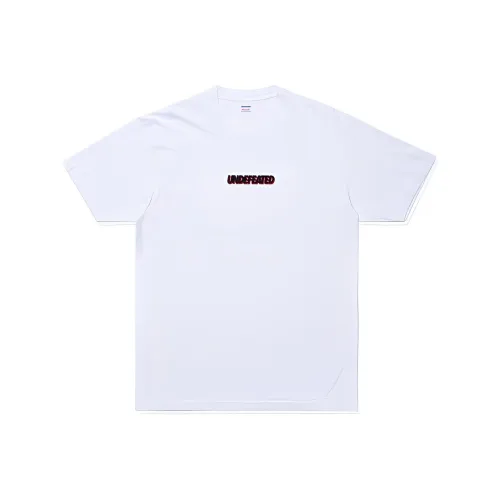 UNDEFEATED Прямой крой T-рубашка Мужская Белая