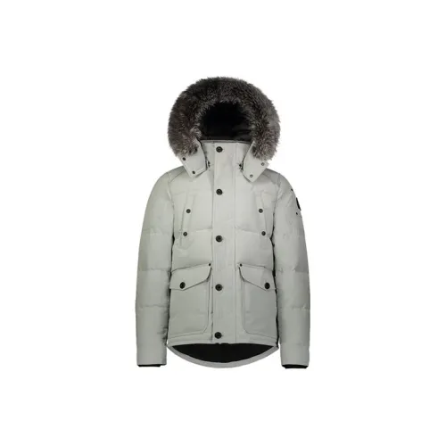 Moose Knuckles Серый Мужской Пуховик