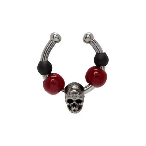 Alexander McQueen Нижняя заколка On Серьги Серебряный Унисекс