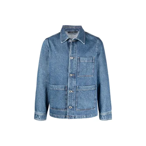A.P.C. Joint Paragraph Blue Men's Denim Jackets