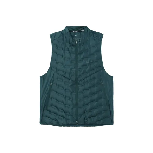 Nike Темно-циановый Мужской Пуховый жилет