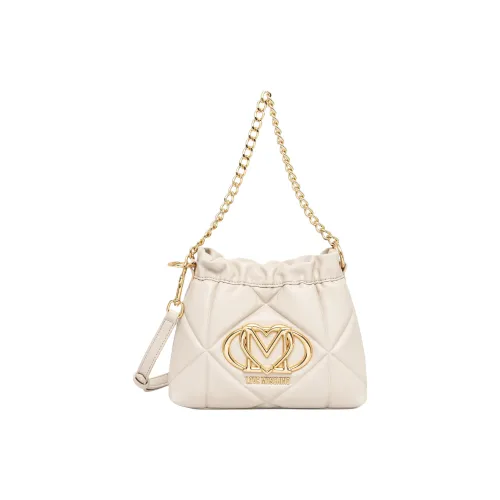LOVE MOSCHINO Полиуретан Ведрообразные сумки Сумки через плечо Сумка на плечо Женская Белая