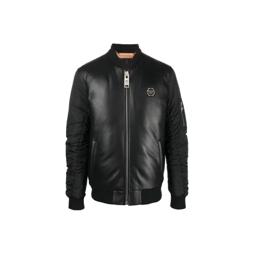 PHILIPP PLEIN SS23 Куртки и Пальто Мужской Черный