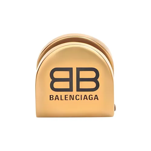 BALENCIAGA Латунный Clip ON Серьги Золотой Женские