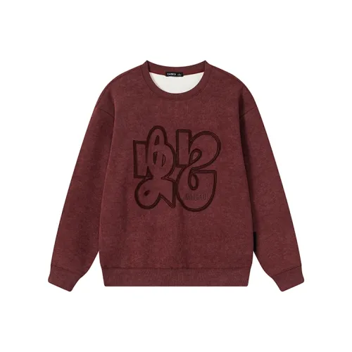 CAISEDI Red Men's Sweatshirts CAISEDI Красный Мужские Толстовки