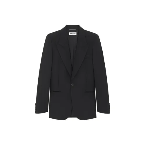 SAINT LAURENT FW23 Бизнес-костюм Пальто Мужской Черный