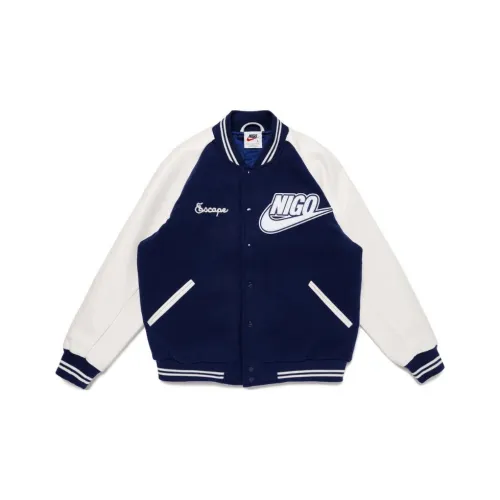 nike x Nigo FW24 Куртка Унисекс Синий Белый