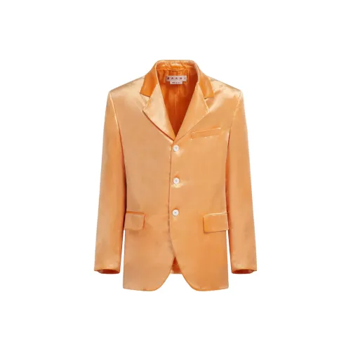 MARNI Оранжевый Мужской Деловой Костюм