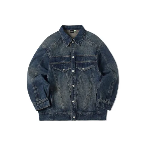 EPTISON Винтажный деним синий Унисекс Джинсовые куртки