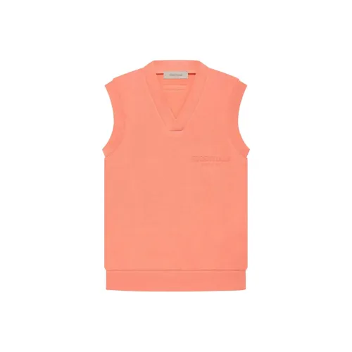 Fear Of God Essentials Жилет Унисекс Кораллово-красный