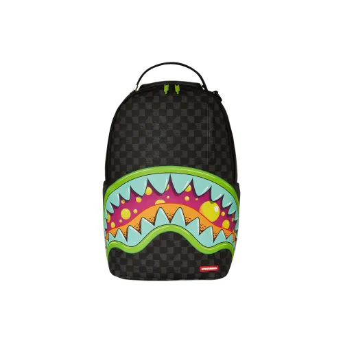 SPRAYGROUND Рюкзак из ПВХ для детей черный и разноцветный