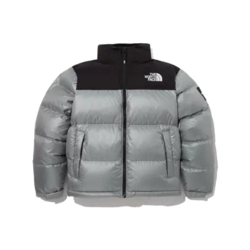 The North Face Nuptse пуховик унисекс серебряный