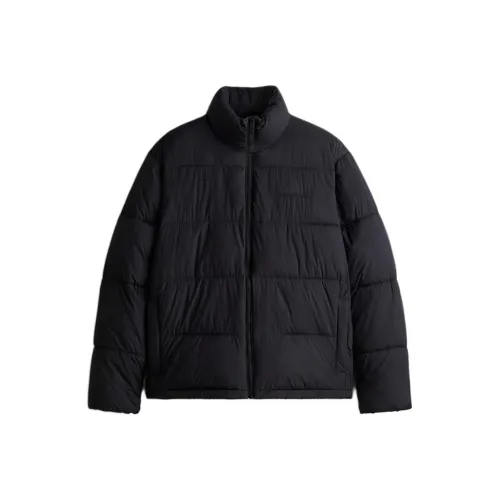 H&M Черные Мужские Пуховики