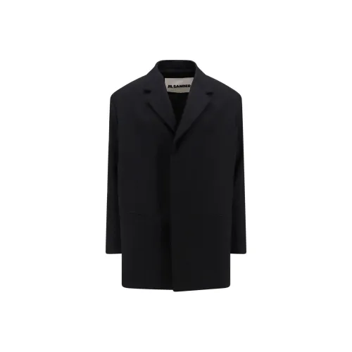 JIL SANDER Мужские черные куртки